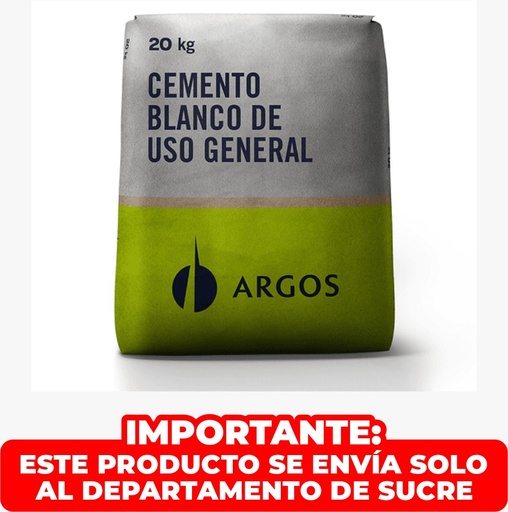 [10277] CEMENTO BLANCO NARE X 20 KILOS BULTO (I)